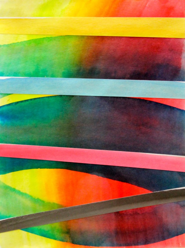 © Wilhelm Roseneder. Übertragene Ordnung II, 2002. Aquarell auf Papier/Watercolor on paper, 30,3x22,8 cm