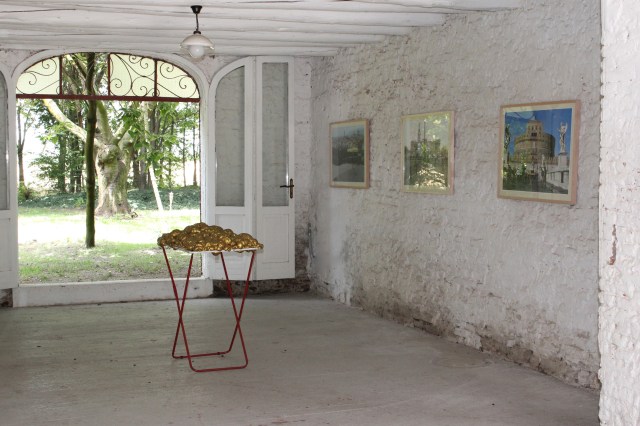 © Wilhelm Roseneder. Goldene Erweiterung/Golden expansion. Trans Pulmina. 2012. Artfarm Pilastro. Pilastro di Bonavigo (VR), Italy 