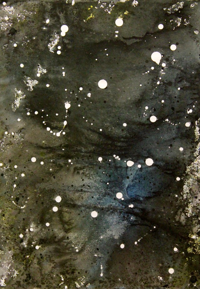 © Wilhelm Roseneder. Sternenbild/Constellation Nr. 3160710, 2010. Aquarell, chinesische Reibtusche auf Papier/Watercolour, Chinese ink on paper, 34.8x23,9 cm