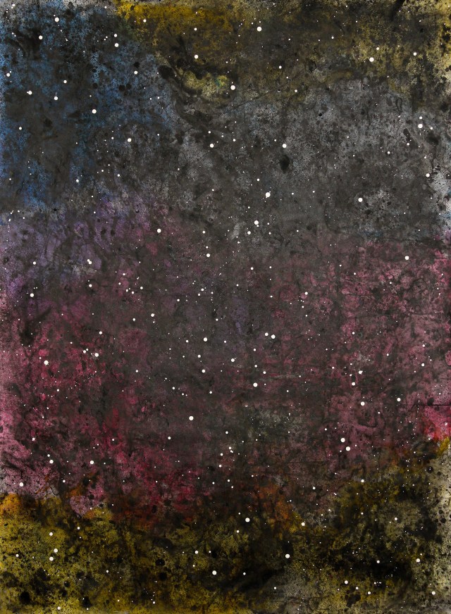 © Wilhelm Roseneder. Sternenbild/Constellation Nr. 5130610, 2010. Aquarell, chinesische Reibetusche auf Papier/Watercolour,chinese ink on paper, 2.05x1.52 cm 