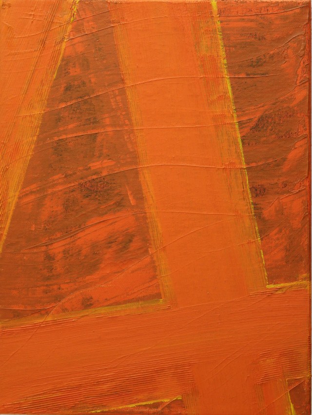 © Wilhelm Roseneder. Kreuzung I, 1996. Öl auf Leinwand/Oil on canvas, 40x60 cm