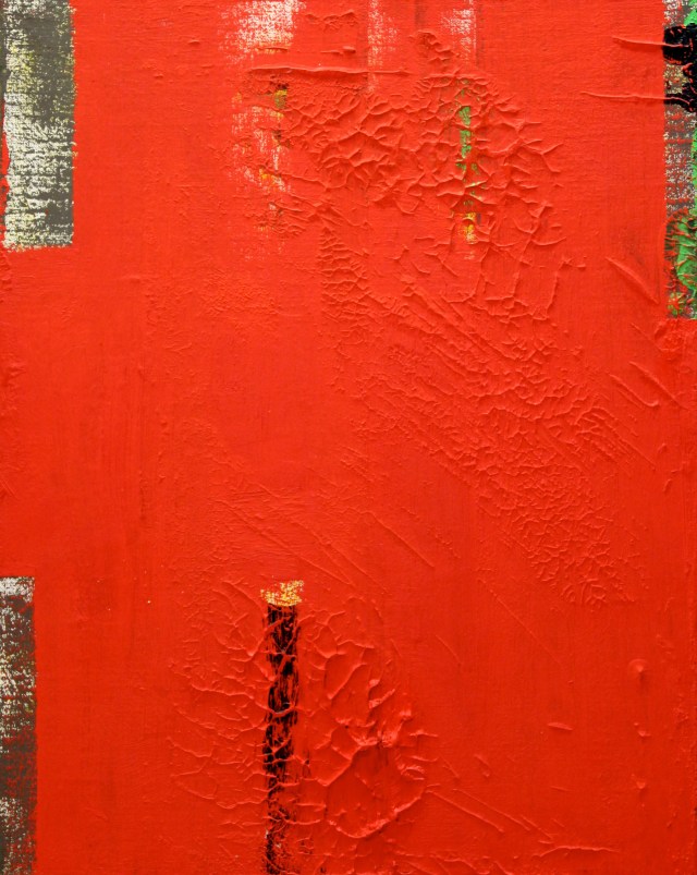 © Wilhelm Roseneder. Azraq, 2002. Öl auf Leinen, Karton/Oil on canvas, cardboard, 41.5x32,8 cm