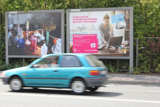 © Renate Egger. Memory collection, 2005. Dresden Public Art View. International Billboard Exhibition, Dresden, Germany 2014