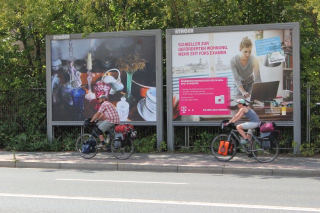 © Renate Egger. Memory collection, 2005. Dresden Public Art View. International Billboard Exhibition, Dresden, Germany 2014