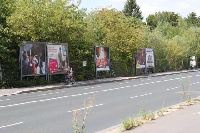 © Renate Egger. Memory collection, 2005. Dresden Public Art View. International Billboard Exhibition, Dresden, Germany 2014