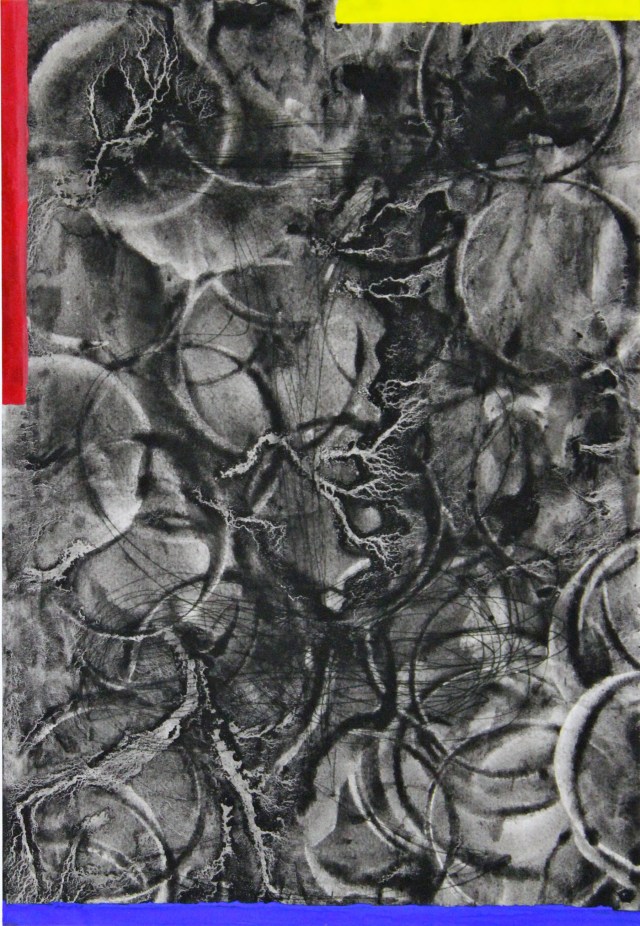 © Wilhelm Roseneder. Vier Farben/Four colours, 1995/96, Tempera auf Papier/Tempera on paper, 29,5x20cm 